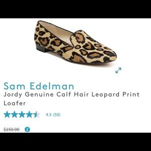 Sam edelman leopard shoes